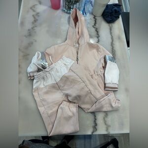 Zara Pink and Silver Kids Tracksuit